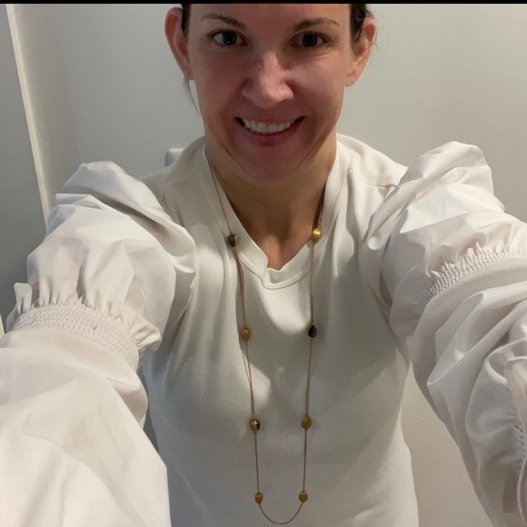 Christina Greene Luxe Gold and Labrodite necklace - Picture 3 of 4